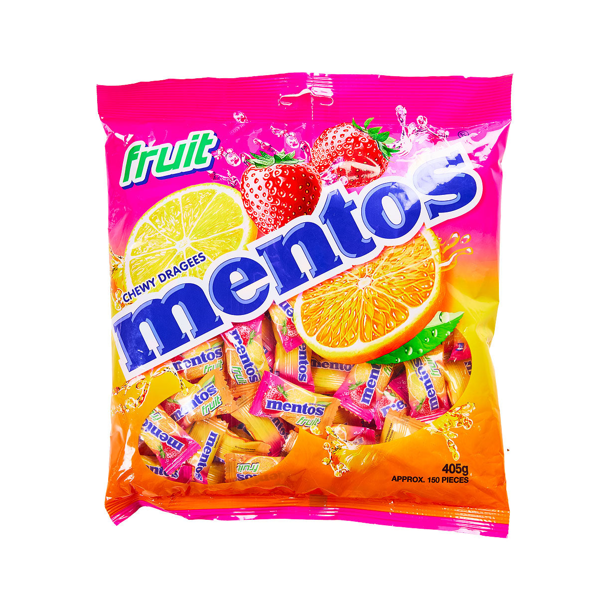 Mentos Mint Fruity Mix Bag 405g