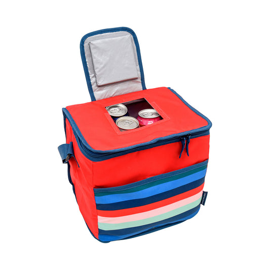 24-Can Collapsible Cooler Red Stripes