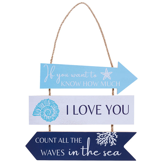 Coast Hanging Plaque Waves/Come Sail