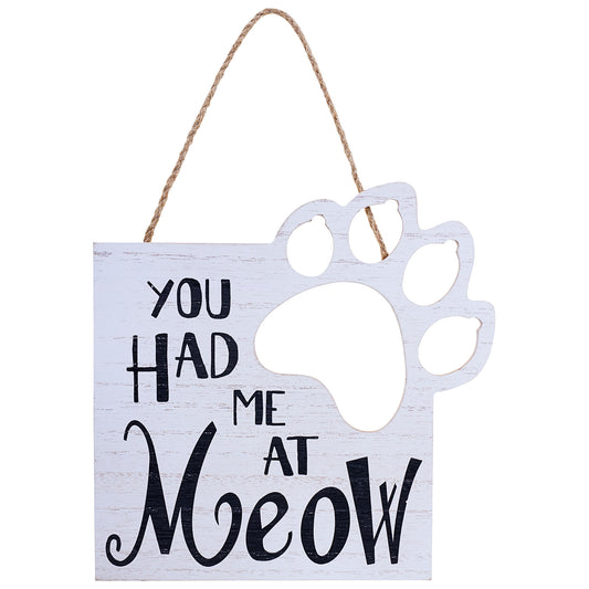 Hanging Plaque for Cat Lovers