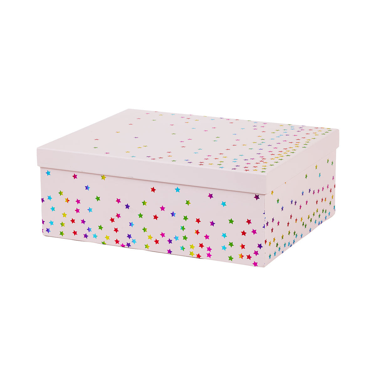 Gift Box Confetti Stars 41x32x15.3 cm