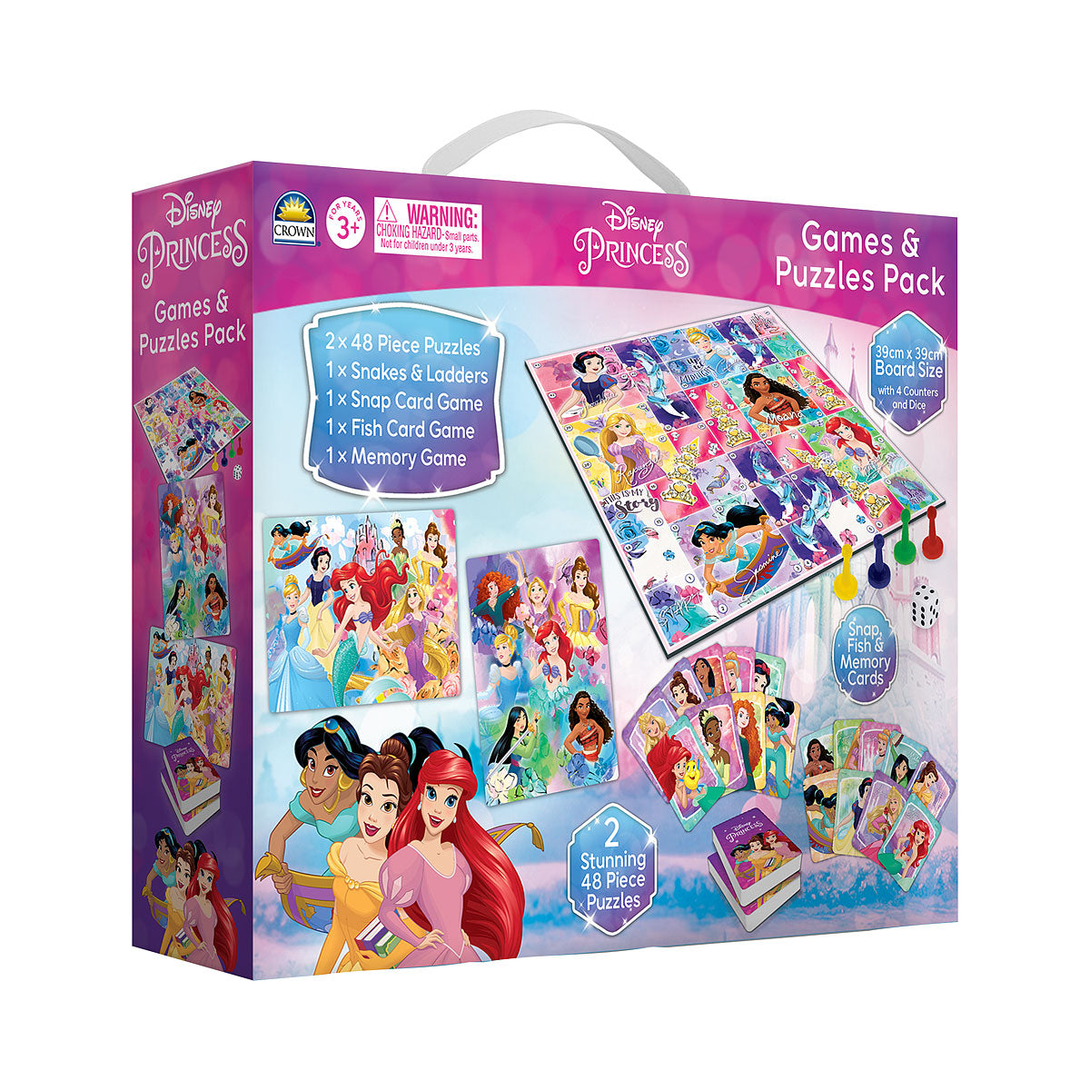 Disney Princess Games & Puzzle Pack