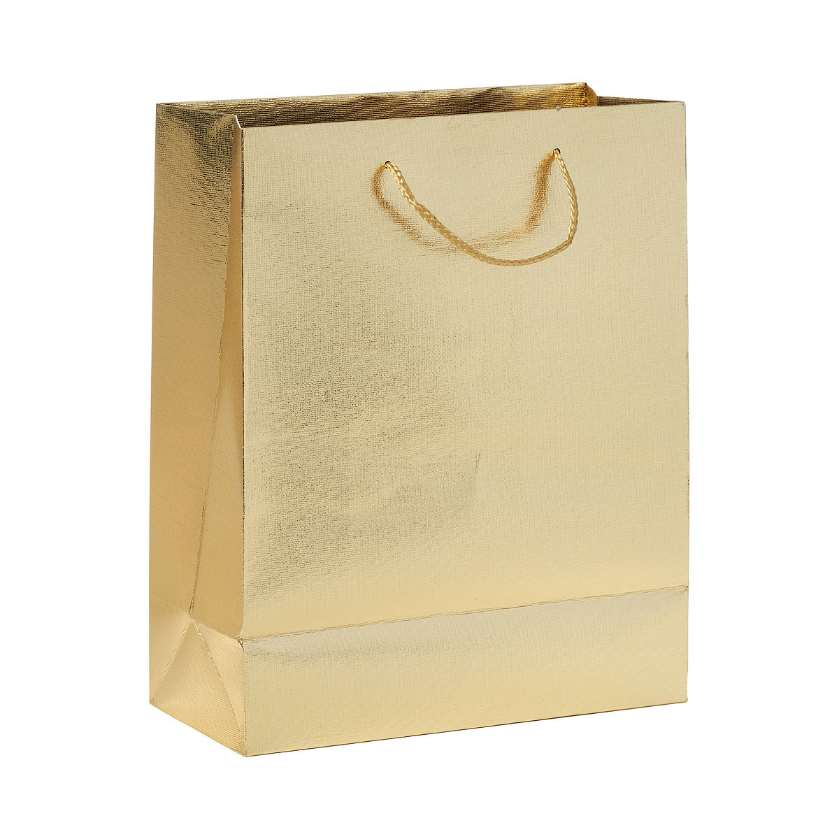 Textured Metallic Gift Bag Red/Gold Large