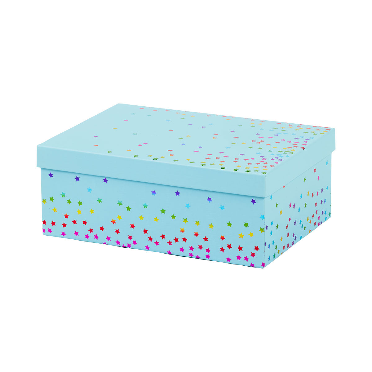 Gift Box Foil Wave Mint 27x19.2x10.4 cm