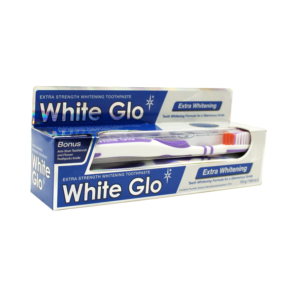 White Glo Toothpaste & Toothbrush Extra White