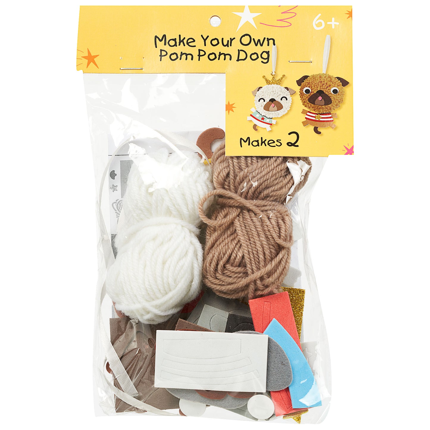 Make Your Own Pom Pom Dog The Reject Shop