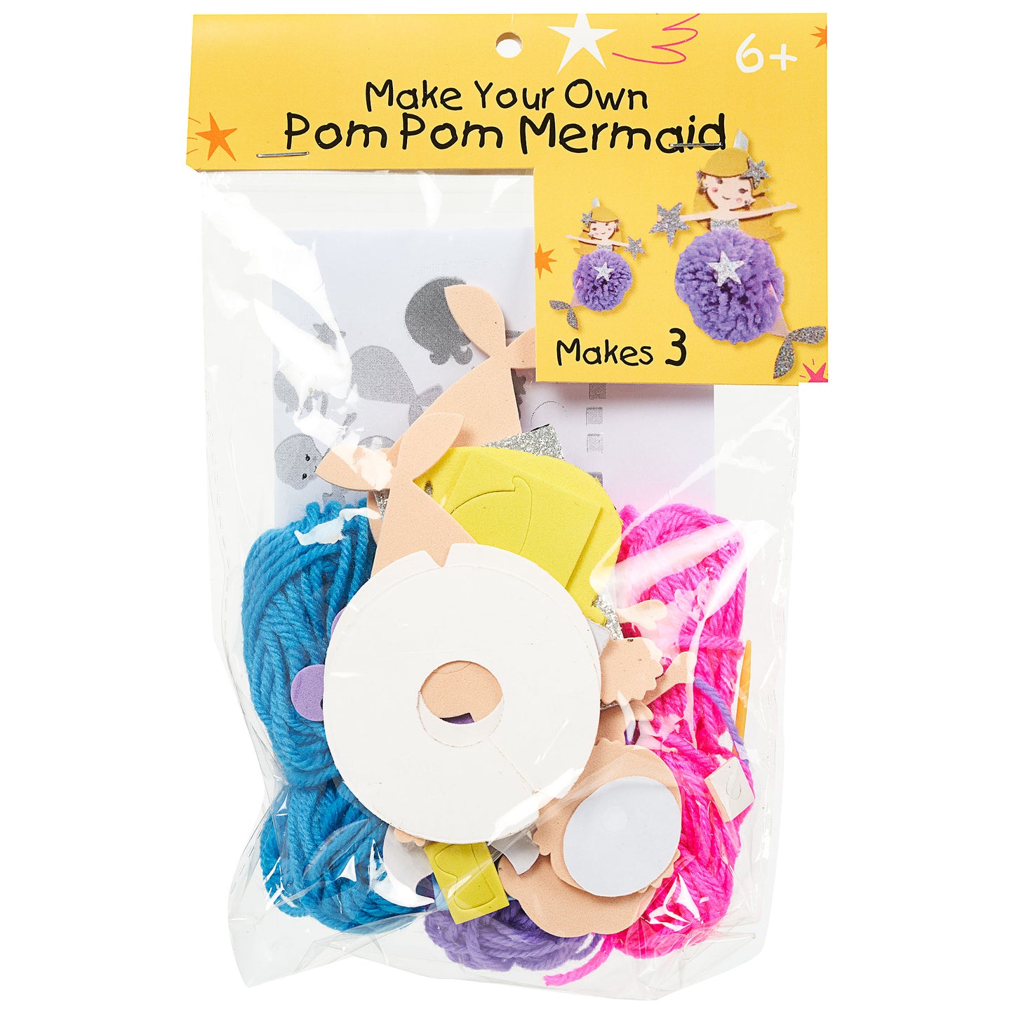 Make Your Own Pom Pom Mermaid