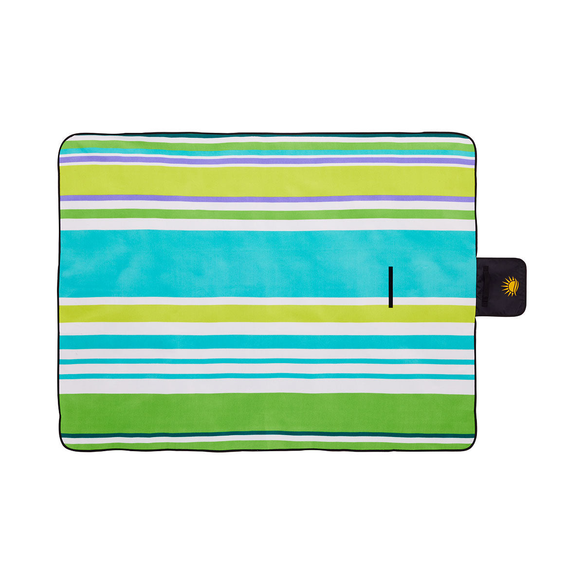 Striped Picnic Rug 143 x 130cm