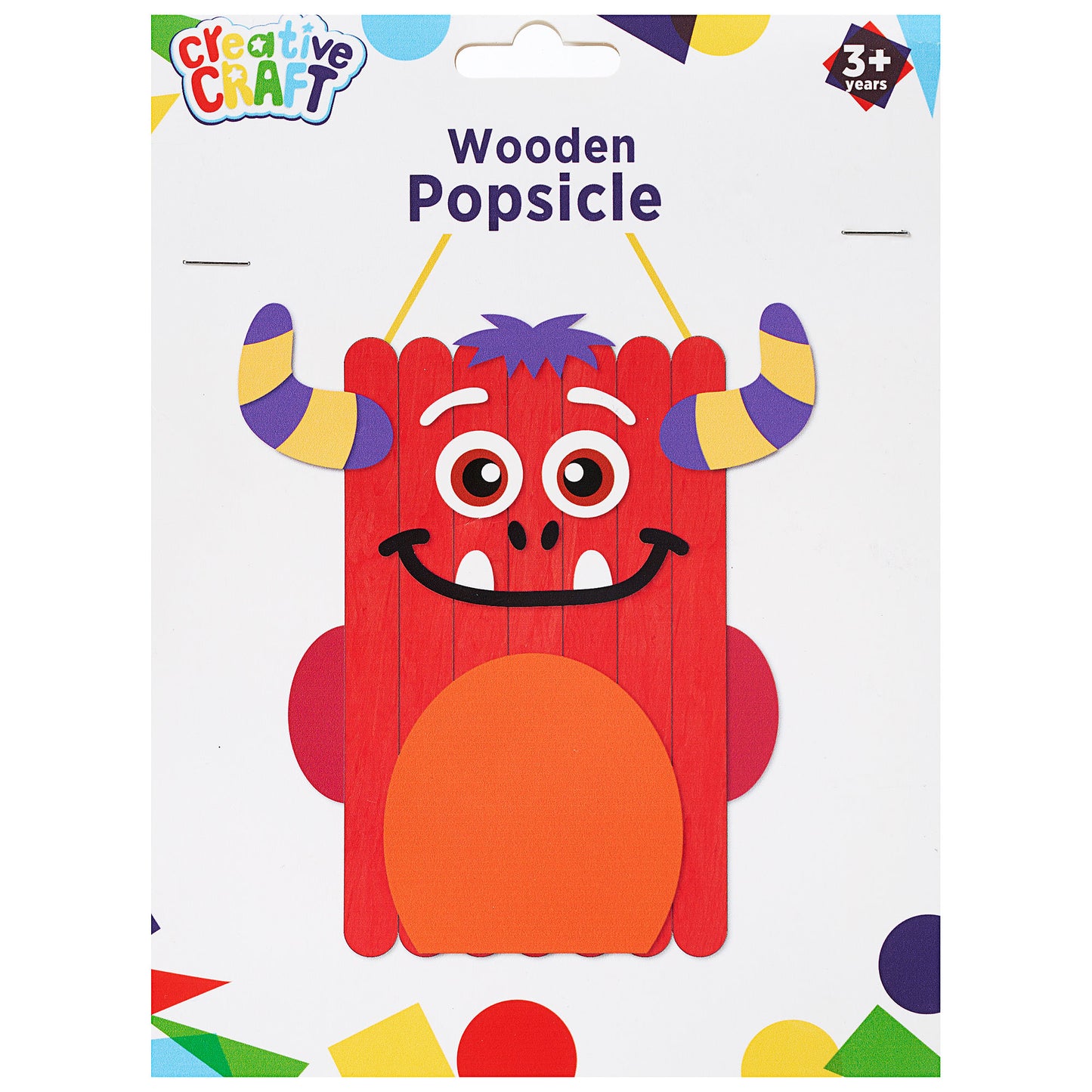 Wooden Popsicle Monster Assorted