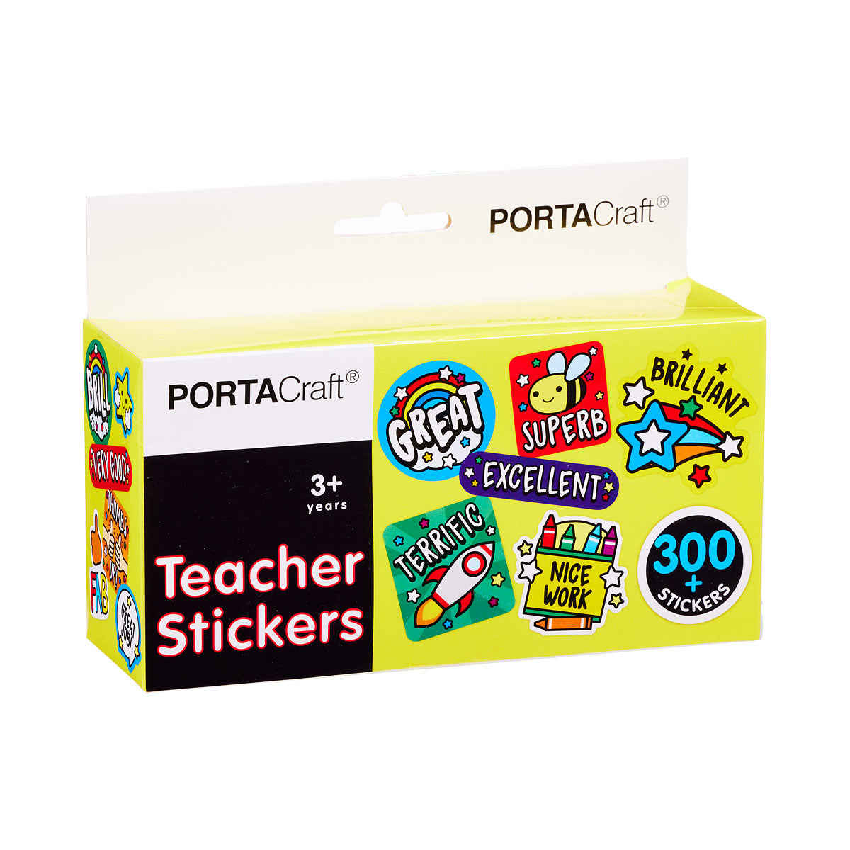 Portacraft Teacher Sticker Roll 300pk