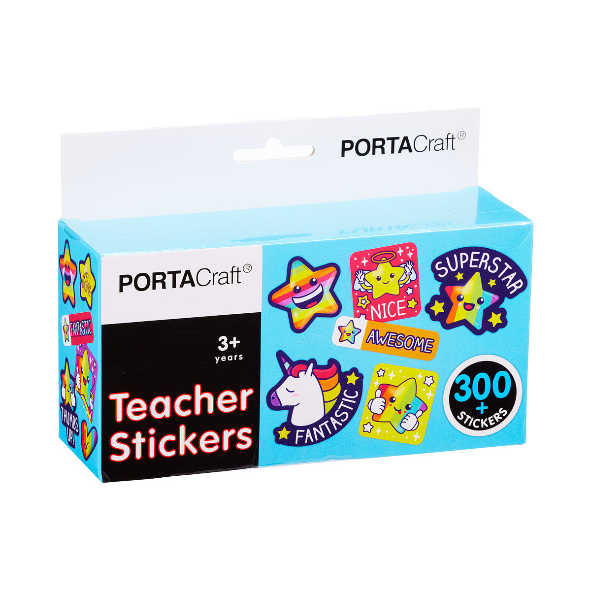 Portacraft Teacher Sticker Roll 300pk