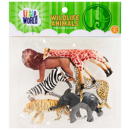 Wild Animal Set 6pce