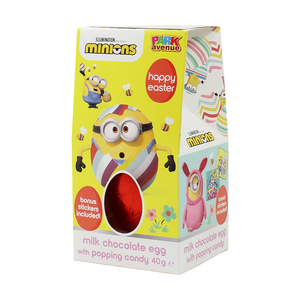Minions Pop Candy Egg & Sticker 40g