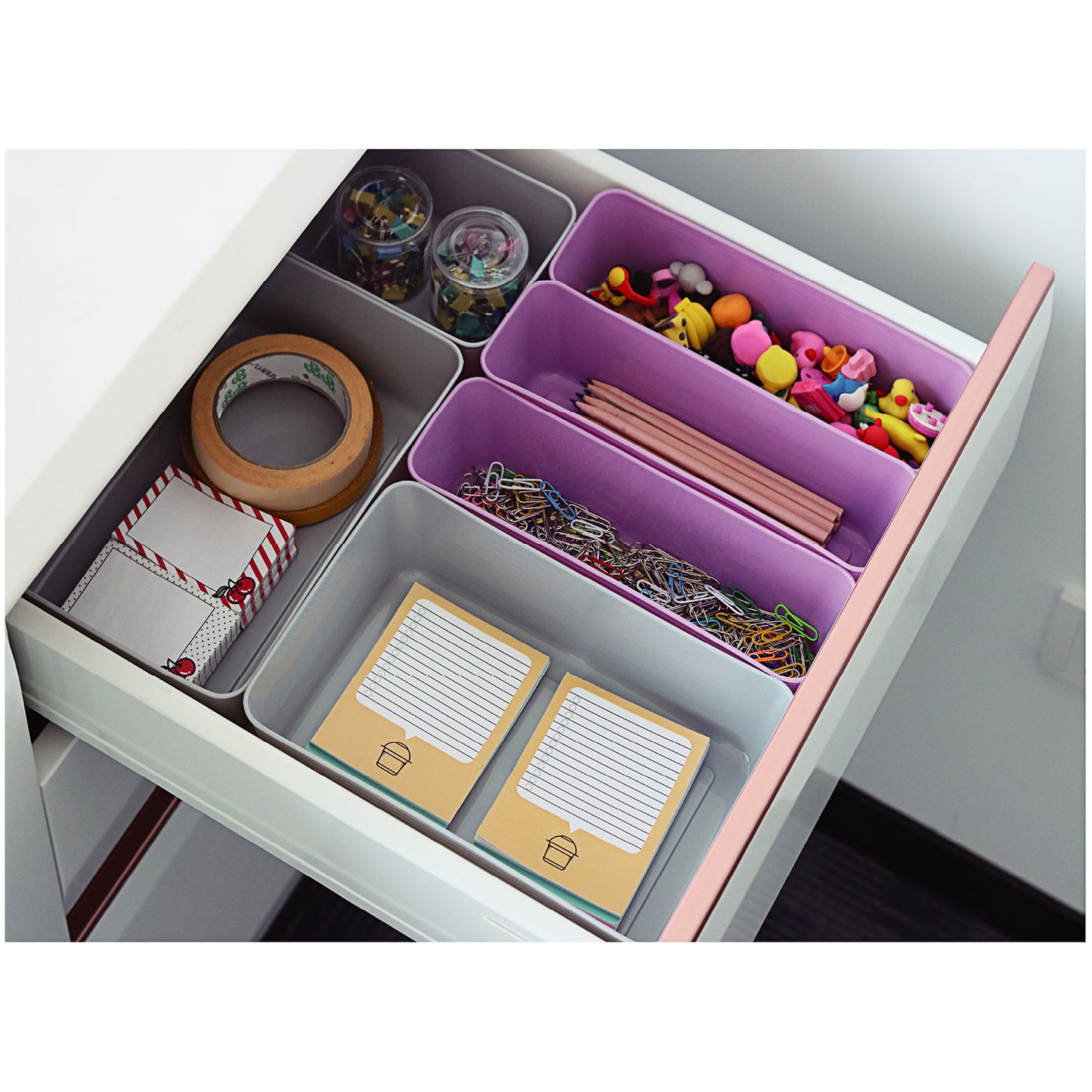 Allsorts Drawer Organiser 1L 3pk Assorted