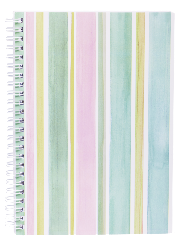 A5 Notebook Card Cover 160pg Assorted