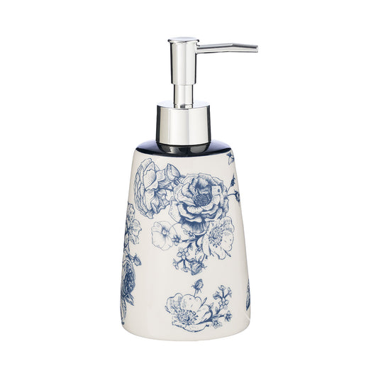 Blue Botanics Ceramic Soap Dispenser