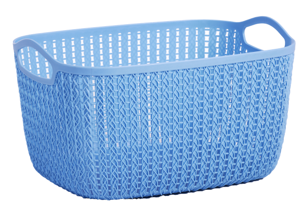 Studio Knit Basket Oval Assorted 9L