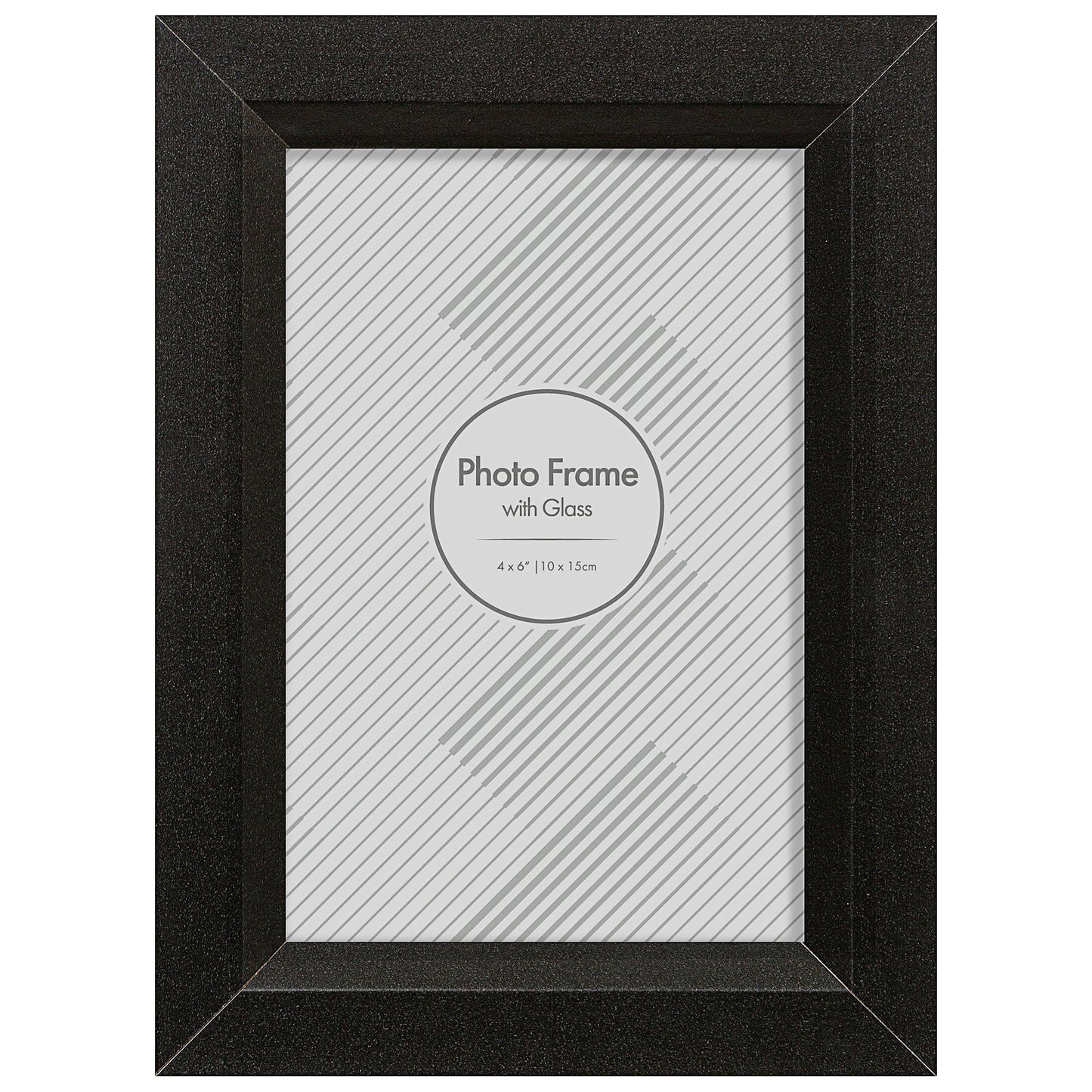 Barcelona Black Photo Frame 4x6"