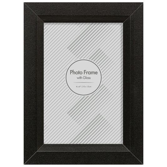 Barcelona Black Photo Frame 4x6"