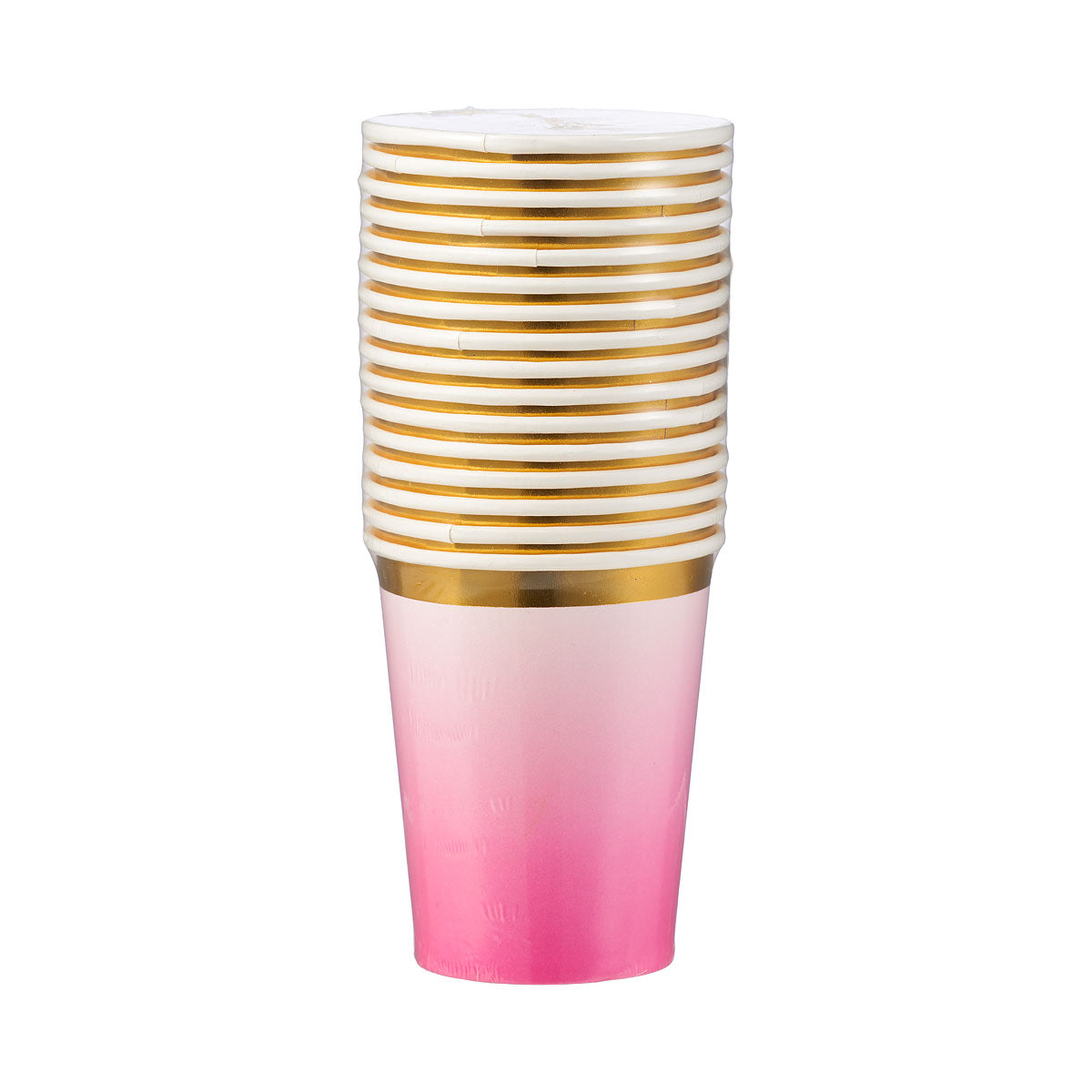 Paper Cup Pink Gradient Small 16pk