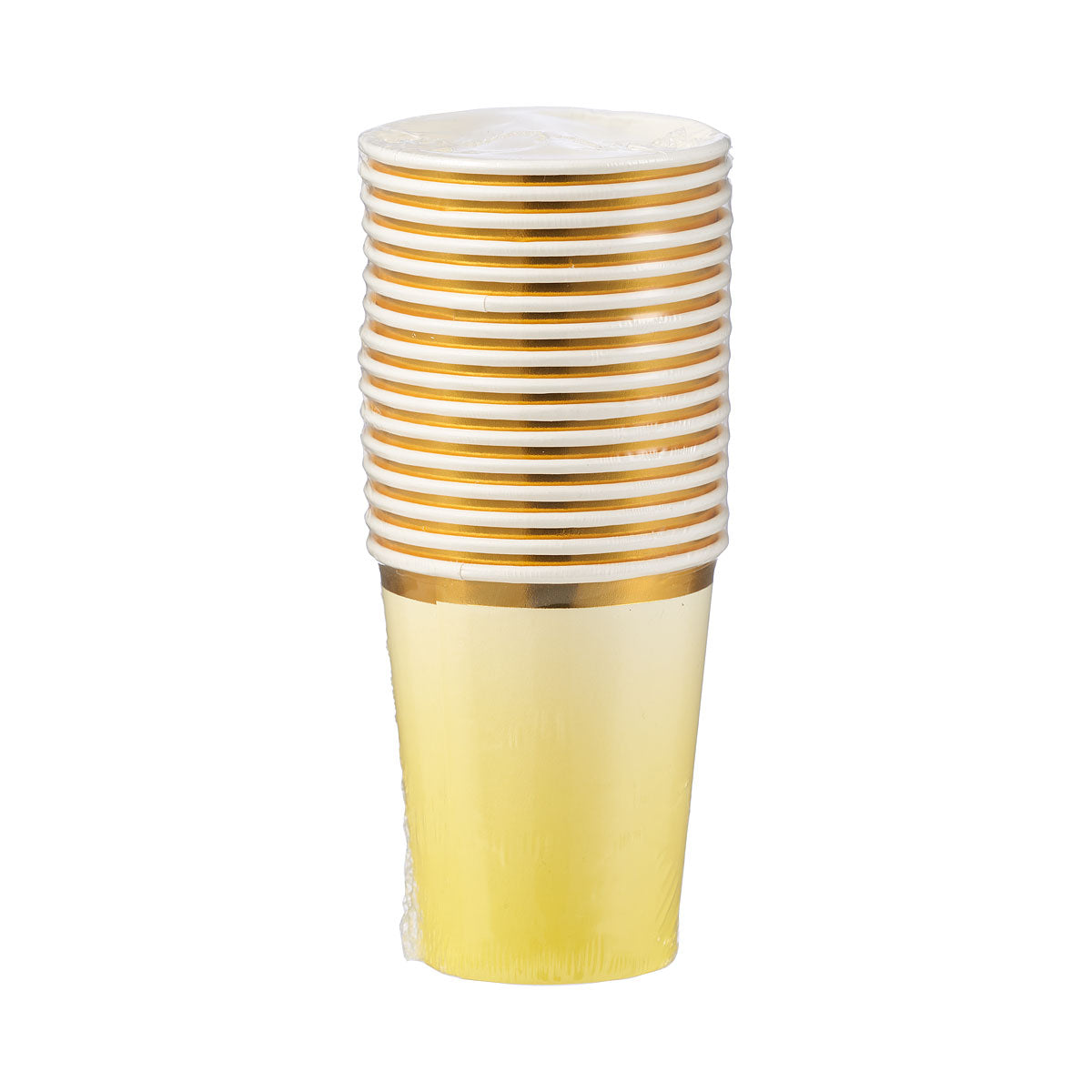 Paper Cup Yellow Gradient Small 16pk