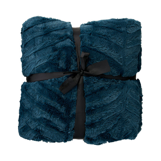 Sherpa Pattern Blanket DB/QB 220x240cm