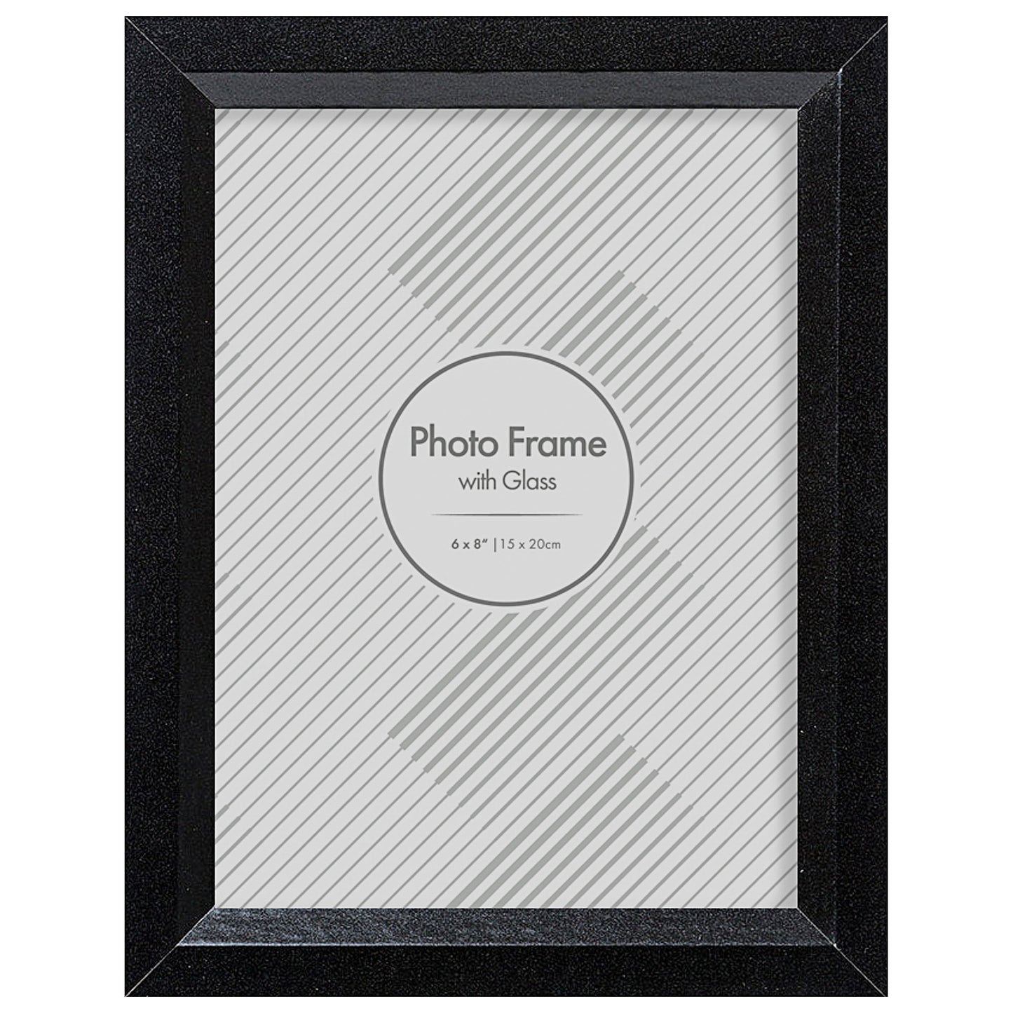 Barcelona Black Photo Frame 6x8"