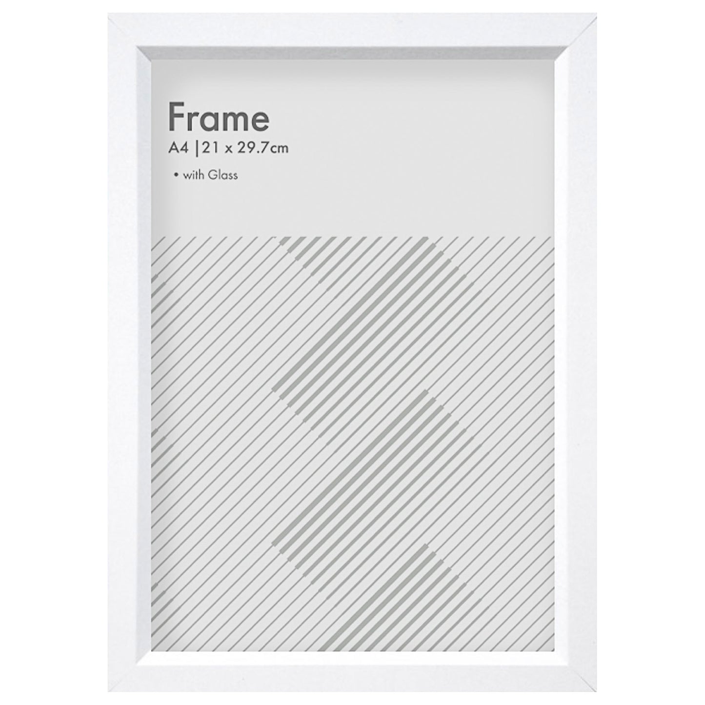 A4 White Frame