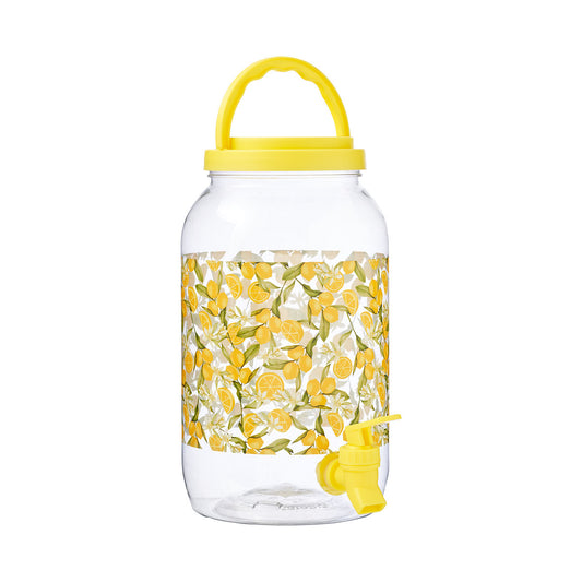 Lemon Drinks Dispenser With Tumblers