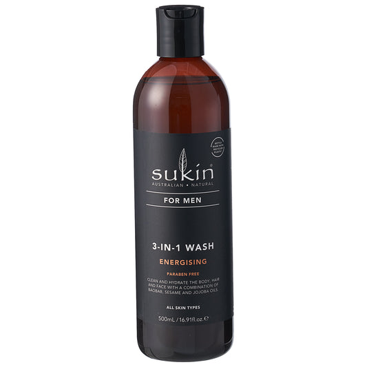 Sukin For Men 3-In-1 Wash 500mL