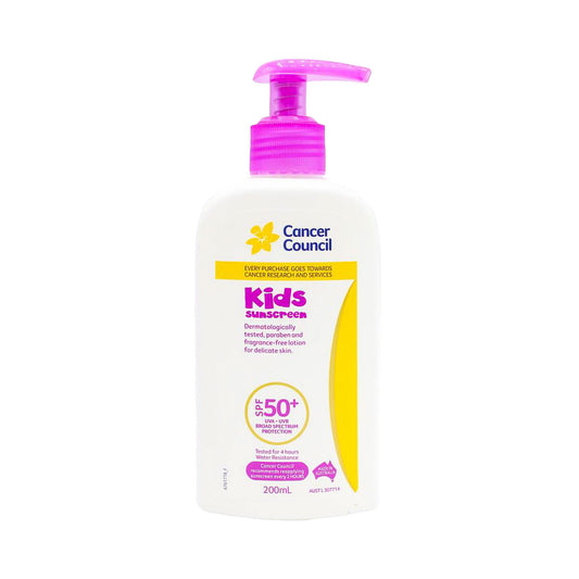 Cancer Council Kids' Sunscreen SPF50 200mL