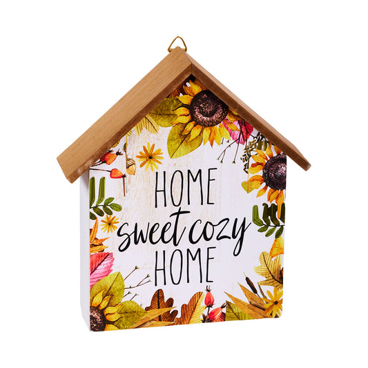 Tabletop Décor Plaque 'Home Sweet Cosy Home'