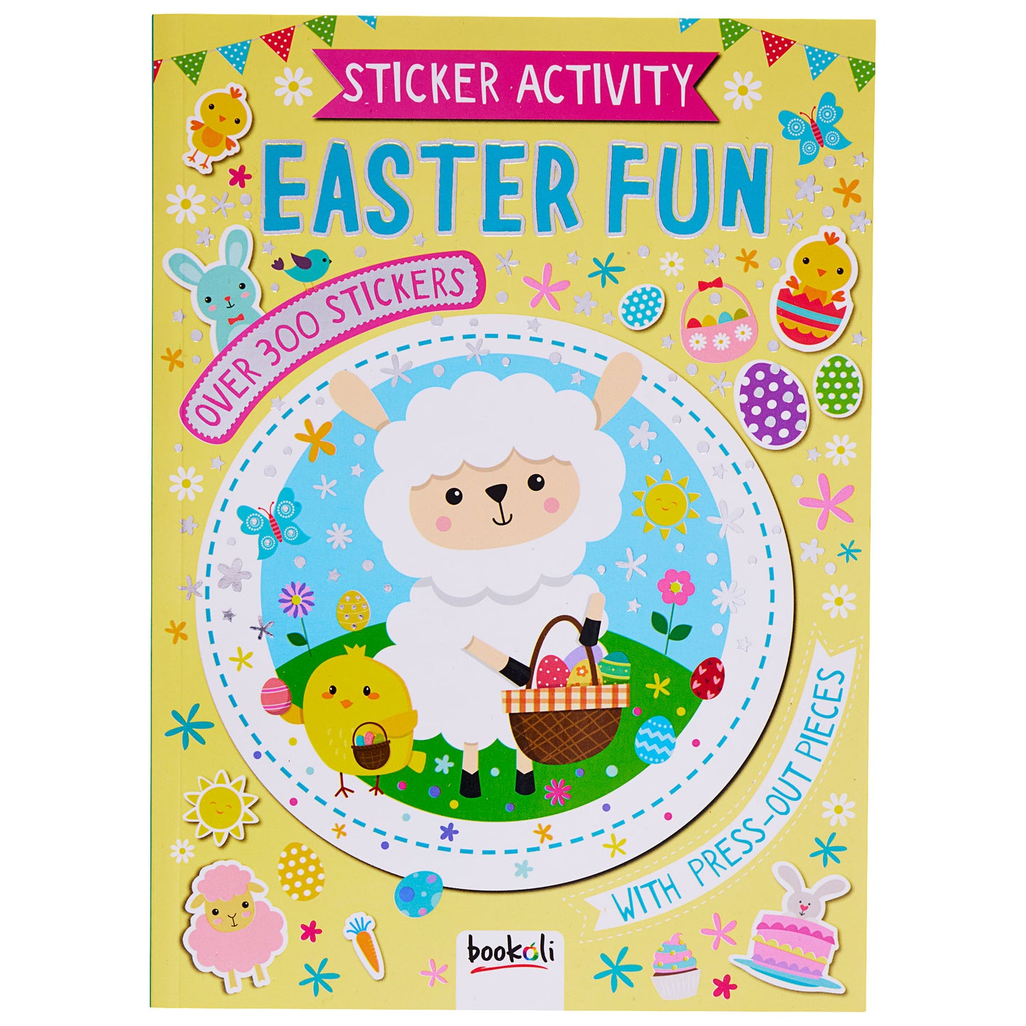 Easter Colour & Sticker Book Assorted