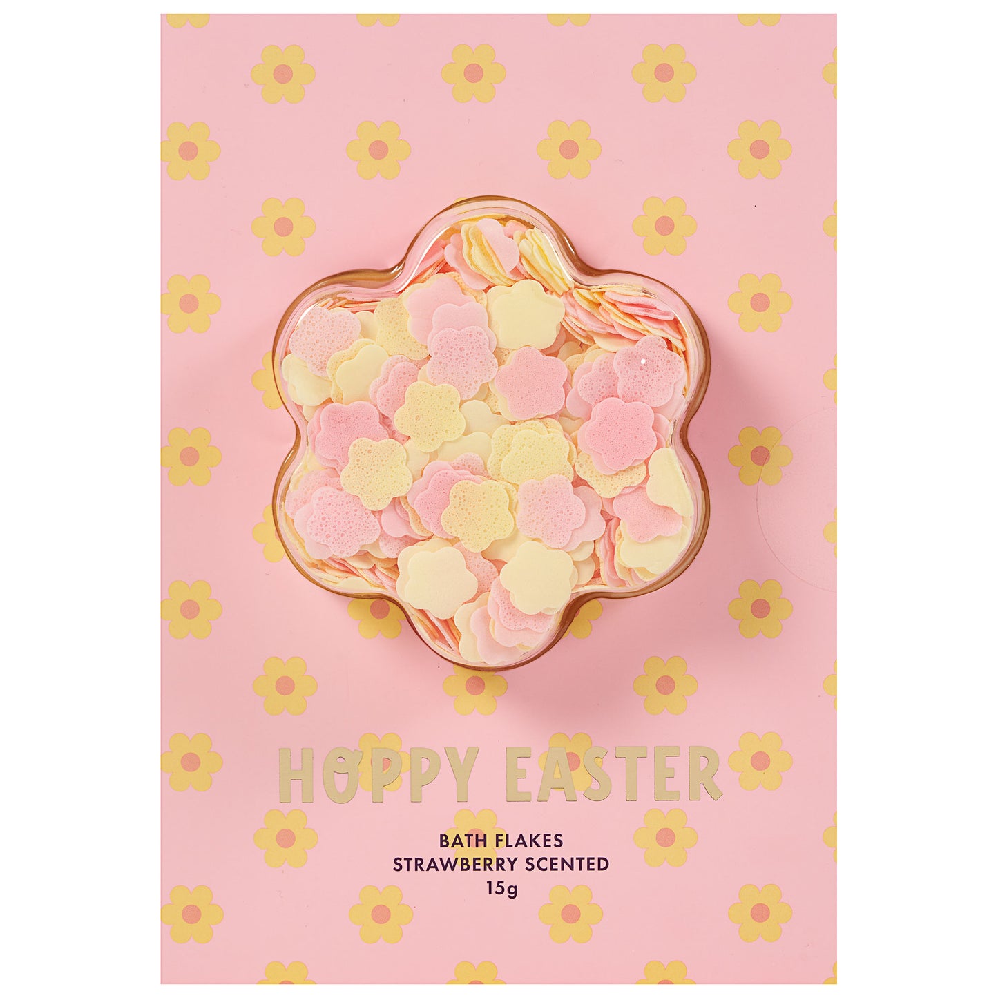 Easter Card with Bath Flakes