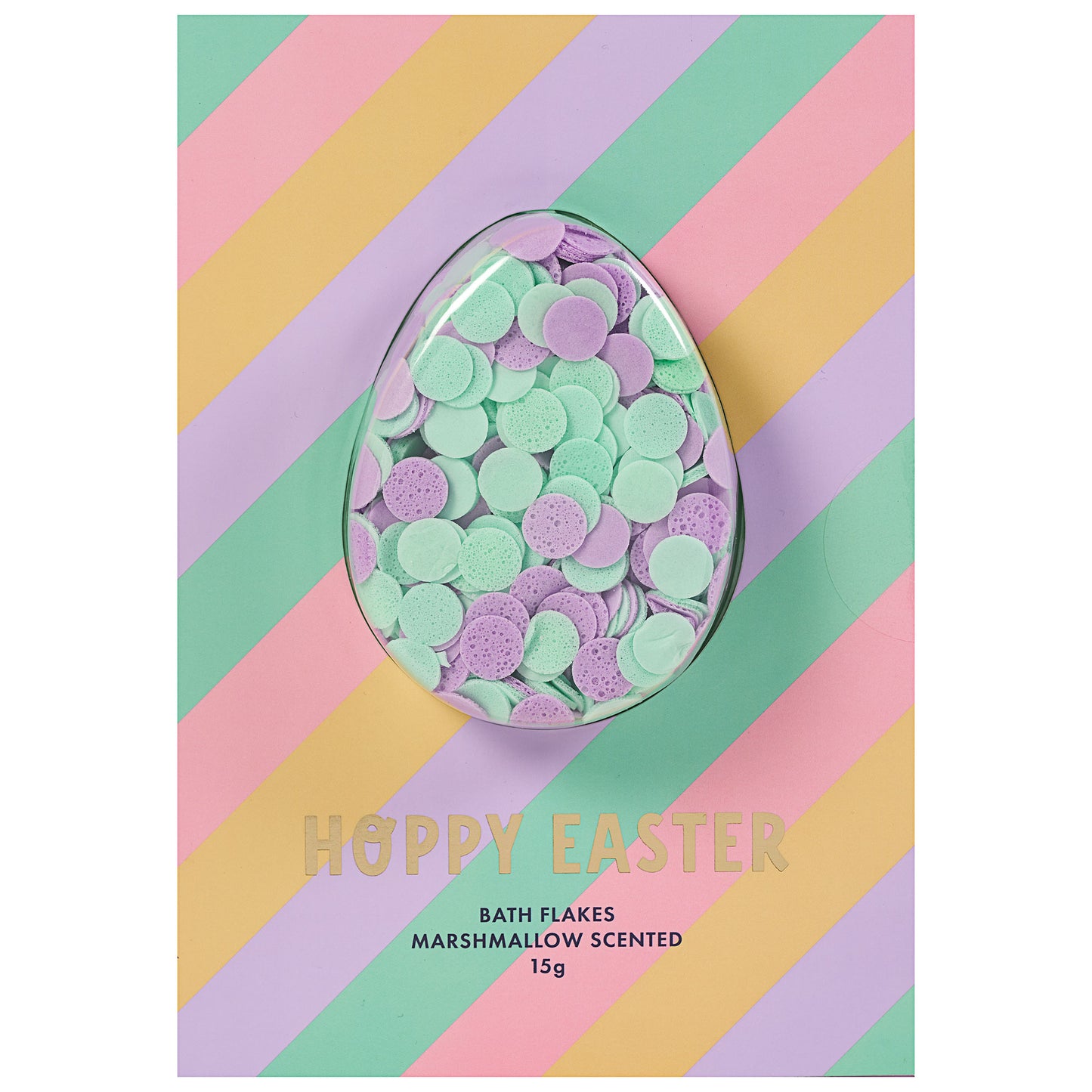 Easter Card with Bath Flakes