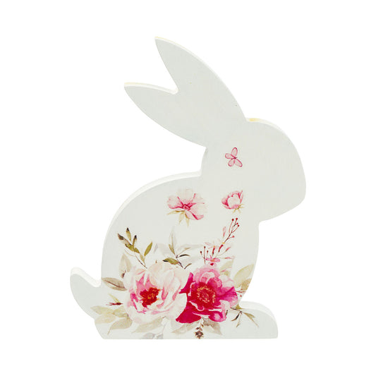 Easter Bunny Floral Figure Assorted