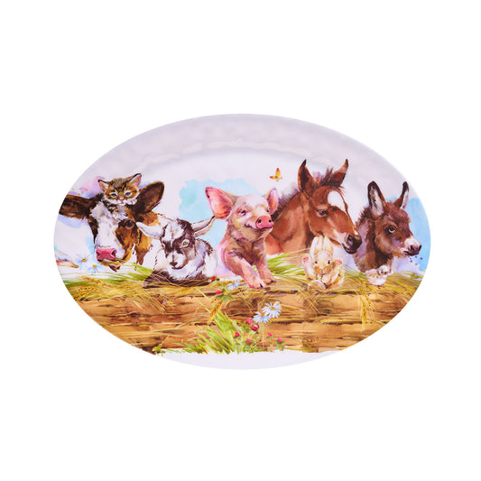 Easter Melamine Oval Platter Large Assorted