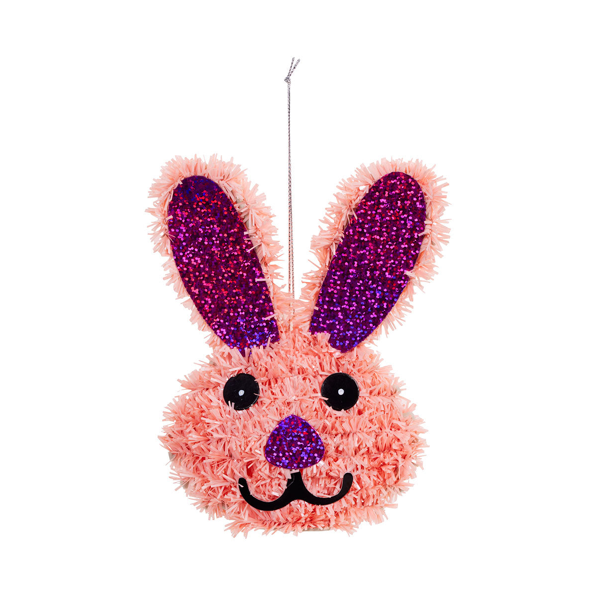 Easter Mini Tinsel Bunny Decoration Assorted