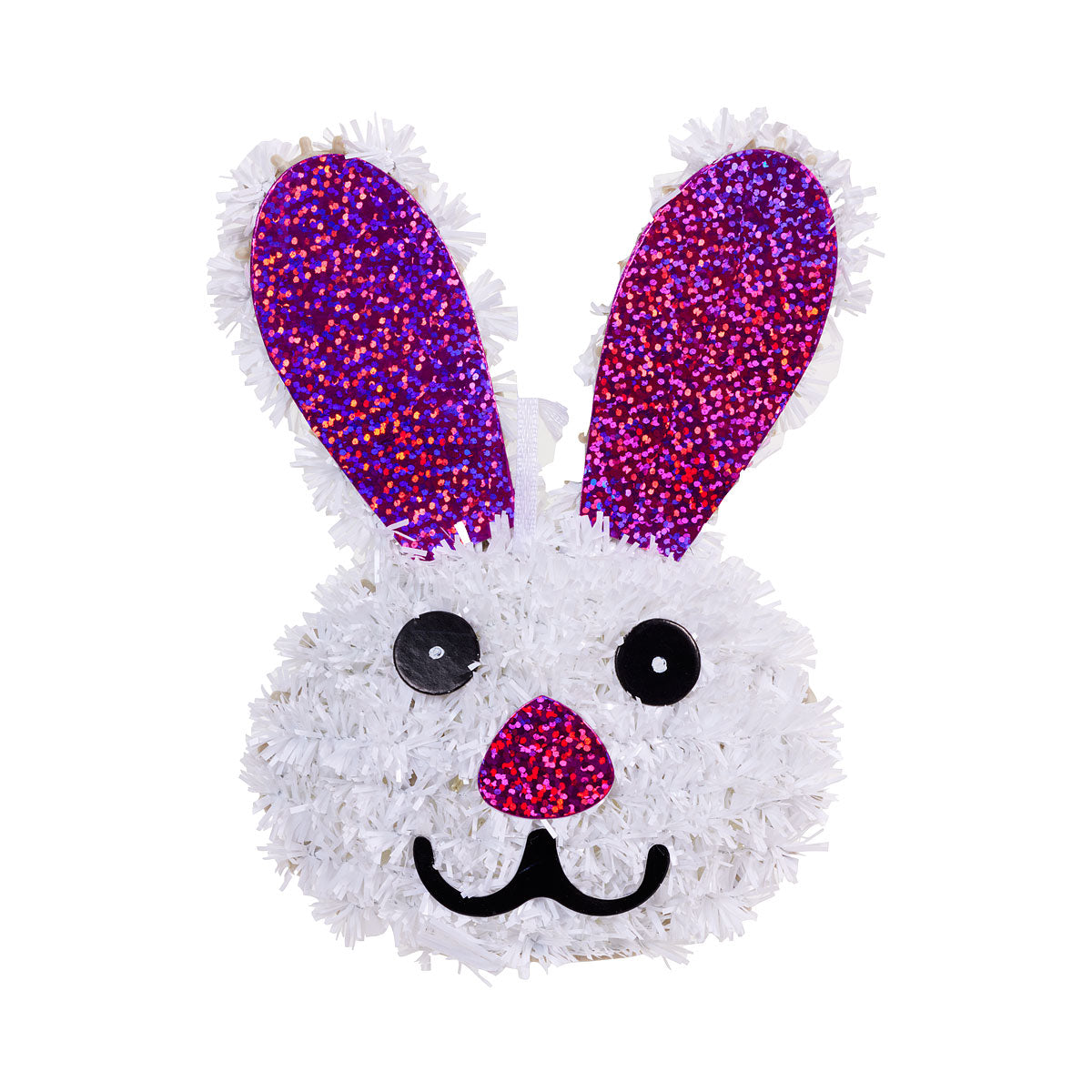 Easter Mini Tinsel Bunny Decoration Assorted