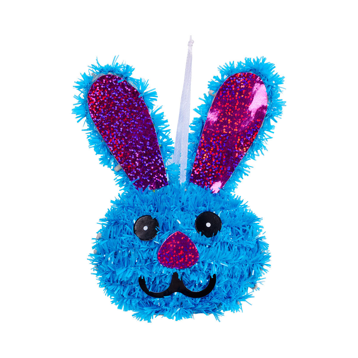 Easter Mini Tinsel Bunny Decoration Assorted