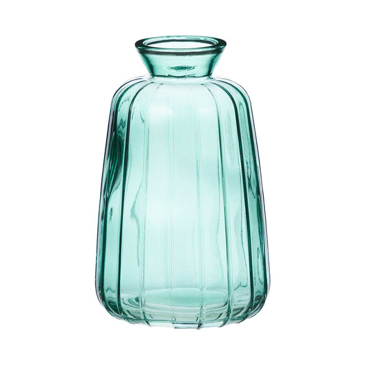 Bud Vase Tinted Glass Green/ Smoke