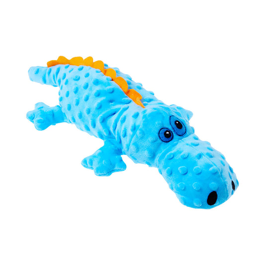 Alligator Pet Toy With Squeaker 40cm Assorted