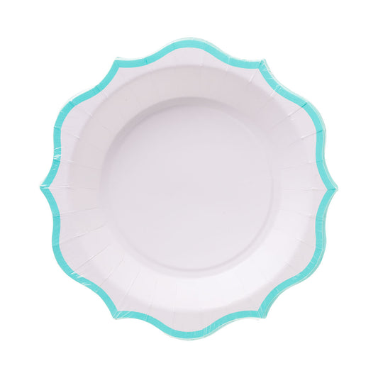 Wave Mint Plate 20cm 16pk