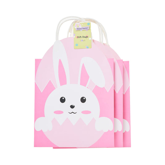 Easter Novelty-Shaped Gift Bag 3pk Assorted