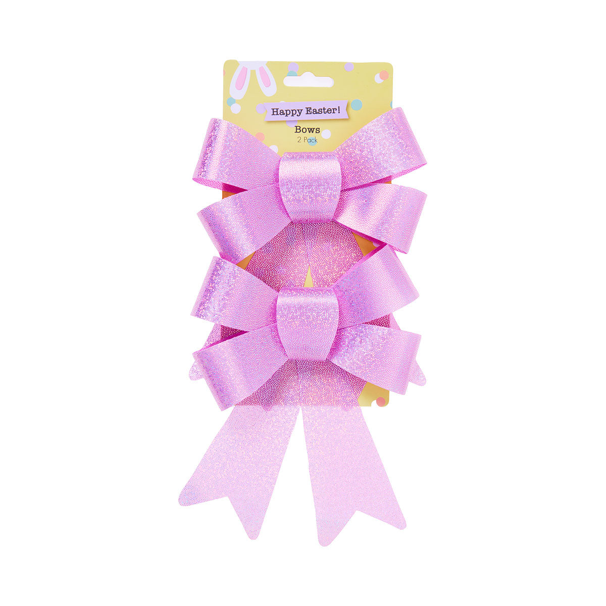 Easter Rainbow Bow 2pk