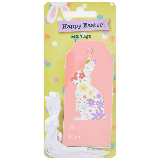 Easter Gift Tag With Rope 12pk