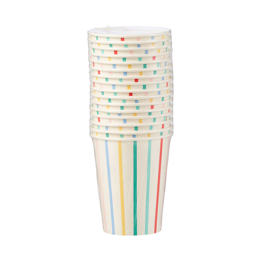 Carnival Stripe Cup 250mL 16pk