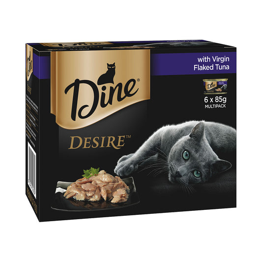 Dine Desire Virgin Flaked Tuna 6x85g