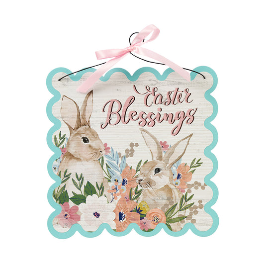 Easter Decorative Metal Wall Sign 20.5cm