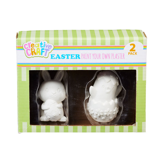 2pc Easter Plaster Paint Set